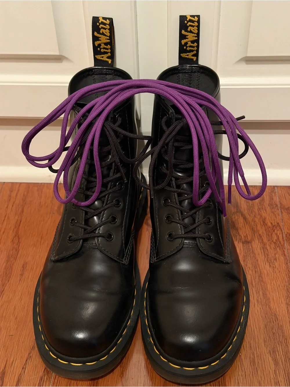 Dr. Martens 1460 - Smooth Leather Lace Up Boots - Black - Men’s 10 - Women’s 11